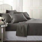 Danjor Linens Grey King Size Sheets Set - 6 Pc Soft Bedding & Pillowcases. Fixed Price $49.79.