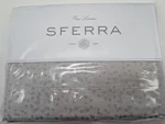 Sferra Catella Queen Grey Duvet Square Cubist Cotton Sateen Jacquard Italy New. Fixed Price $185.00.
