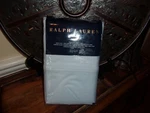 Nip Ralph Lauren Rl 464TC Solid Percale Oxford Blue King Flat Sheet $145. Fixed Price $69.99.