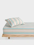Linen House Kids Sailor Stripe Fitted Sheet + Pillowcase Set - King Single. Fixed Price $118.80.