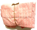 The Big One Pink W/ White Arrows 3 Pc. Bed Sheet Set Size Twin Xl. Fixed Price $12.99.