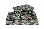 Chezmoi Collection 4-PIECE Microfiber Military Camouflage Sheet Set Bed Cover. Fixed Price $34.99.