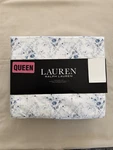 New 4PC Ralph Lauren Queen Sheet Set Cottage Floral Blues & White 300. Fixed Price $85.49.