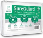 Set 2 Queen Size Sureguard Pillow Protectors - 100% Waterproof, Bed Bug. Fixed Price $57.99.