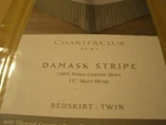 Charter Club Home Damask Stripe Twin Beige Bronze Brze New. Fixed Price $15.00.