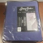 Sean John Solid Percale Twin Xl 3 Piece Sheet Set Navy Blue 1 Flat, Fitted, Pc. Fixed Price $89.99.