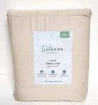 4PC - Welhome King Size Sheet Set Oyster Grey (beige) Welspun. Fixed Price $27.99.
