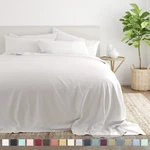 Kaycie Gray Basics Easy Care 4PC Sheets Set Wrinkle Free. Fixed Price $45.99.