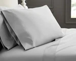 Hotel Style 600 Thread Gray Solid Cotton Pillowcase, King (2 Count) New. Fixed Price $17.98.