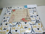 Petite Maison Metalic Pearl Prints Queen Sheet Set France Paris Black/gold. Fixed Price $59.00.