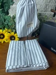 Nwt Quince Organic Percale Fitted Sheet Set 3 Piece Double Stripe Navy Queen $84. Fixed Price $64.99.