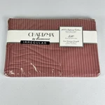 Charisma By Fieldcrest Supima Cotton Luxury Twin Flat Sheet 66X100IN Dark Pink. Fixed Price $40.00.
