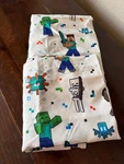 Minecraft Bed Sheet Full Size Flat White Jay Franco New. Fixed Price $29.95.