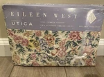 Vintage Eileen West Utica Victorian Tapestry One Twin Fitted Sheet Floral 39X75. Fixed Price $24.99.