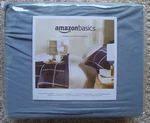 Amazon Basics Cotton Fitted Sheet Cal King 71X84X16 Dusty Blue. Fixed Price $14.20.