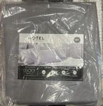 Hotel Signature 800 Thread Count Cotton 6-PIECE Sheet Set, Full, Gray. Fixed Price $65.00.