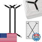 Feelathome Bed Holder Straps Criss-cross Sheets Stays Suspenders Keep. Fixed Price $14.85.