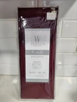 Wamsutta Sateen 525 Tc 100% Pima Cotton Full Oversized Flat Sheet - Burgundy. Fixed Price $20.00.