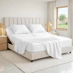 1000 Tc 36" King Flex Head Egyptian Cotton Sheet Set For Adjustable Beds. Fixed Price $146.99.