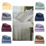 Luxury Bamboo 6PC Sheet Set 2200 Count Soft, Silky, 18" Deep Pocket - 30 Colors. Fixed Price $38.95.