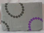 Martex Gray Purple Polka Dot King Pillowcase Set 400 Thread Count Cotton 20X40. Fixed Price $18.99.