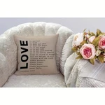 1 Pc Valentine's Day Love Quote Pillow Cover Living Room Sofa Decoration. Fixed Price $11.99.