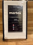 Martex Two Standard Pillowcases 225 Thread Count White (20X30 Inches). Fixed Price $17.49.