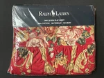 *new Rare Ralph Lauren *danielle Red Floral Queen Flat Sheet Marseille Nip. Fixed Price $149.95.