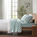 True North By Sleep Philosophy Cozy Cotton Flannel Printed Deep Pocket Sheet Set. Fixed Price $47.99.