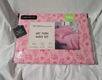 Nwt Bcbgeneration Sheet Set Twin 4 Piece Pink Cowboy Print Super Soft. Fixed Price $55.00.