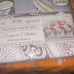 Hejeme Designers Collection Queen Bamboo Sheet Set Soft Breathable Printed. Fixed Price $50.00.