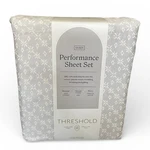 Threshold Performance Sheet Set Queen Gray Twinkle Stars 400 Tc Cotton Sateen. Fixed Price $39.97.