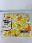 Morgan Jones No-iron Queen Flat Sheet Luxury Muslin 65% Polyester 35% Cotton Yel. Fixed Price $15.00.