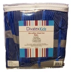 2012 Divatex Kids Full Sheets Set & Pillow Cases New Navy Gray Plaid Stripes. Fixed Price $15.00.