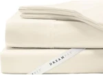 Brand New In Box! Dream Fit Degree 1 Microfiber Queen Sheet Set, Bone. Fixed Price $89.99.