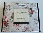 Laura Ashley King Sheet Set Floral 100% Cotton Ashfield Pink. Fixed Price $83.00.