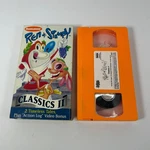 Ren & Stimpy Vhs Classics 2 Nickelodeon Vgc Orange Video Tape 1994 Free Shipping. Fixed Price $14.72.