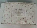 Hillcrest Brand New Twin Sheet Set Summer Rose 100% Cotton Sateen. Fixed Price $39.20.