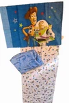 Vintage Crown Crafts Disney Toy Story Toddler Sheet Set Double Sided Pillowcase. Fixed Price $14.88.