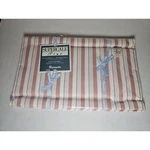 Wamsutta Supercale Plus Full Flat Sheet Mauve White Striped Nos Hudsons. Fixed Price $15.95.