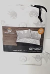 Overwatch Kids Full Sheet Set Gray White Gaming Bedding 4-PIECE Fast Shipping. Fixed Price $27.99.