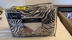 Berkshire Bedding Microplush Twin Sheet Set Zebra Stripe. Fixed Price $30.00.
