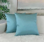 Aiking Home Solid Faux Silk Decorative Pillow Cover (set Of 2), Multi-size/color. Fixed Price $10.99.