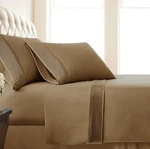 Southshore Fine Linens Classy Pleated 21" Extra Deep, Pocket Sheet Set, Twin Nwt. Fixed Price $37.98.