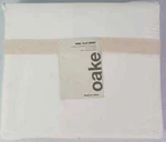 Oake Cotton Tencel King Flat Sheet Soft 300 Thread Count Set Ivory 78" X 80" New. Fixed Price $45.00.