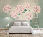 3D Pink Hydrangea 46823NA Wallpaper Murals Removable Fay. Fixed Price $84.06.