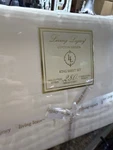 Living Legacy Cotton Sateen King Sheet Set White Deep Pockets New. Fixed Price $45.00.