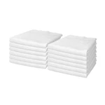 Bulk 12 Pack Lulworth Pillowcases - Standard Size White 20 X 30 Soft Bedding. Fixed Price $32.99.