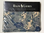 Rare *ralph Lauren *twin Flat Sheet Donovan Floral Blue Cream New Flowers. Fixed Price $99.95.