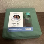 Nwt-super Soft Twin Sheet Set With Side Storage Pockets By Mainstays. Fixed Price $16.50.